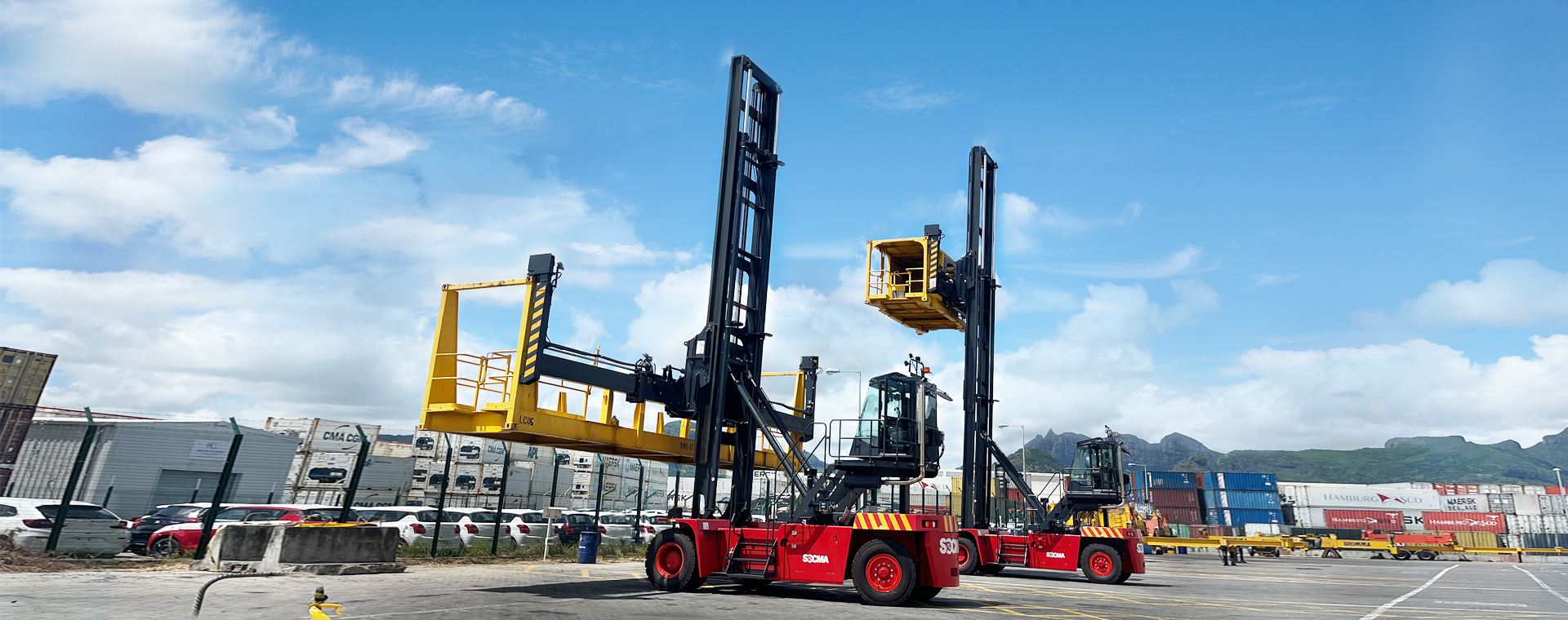 Погрузчики для пустых контейнеров SOCMA: мощь глобальной логистики